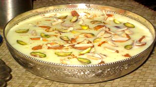 saffron shahi kheer