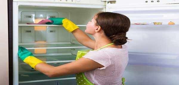 Cleaning of the fridge