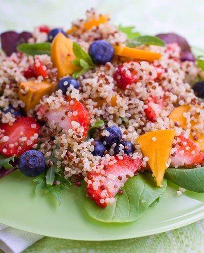 Put Quinoa in Fruit Salad