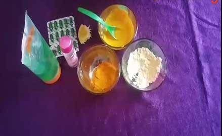 how to remove Woof with home made face pack