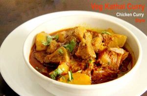 veg kathal curry