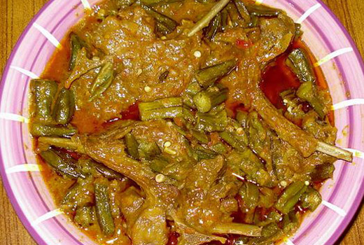 Bhindi Gosht Recipe in Hindi