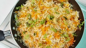 Carrot Rice in Hindi