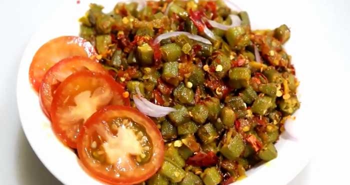 Garlic Bhindi ki Sabzi