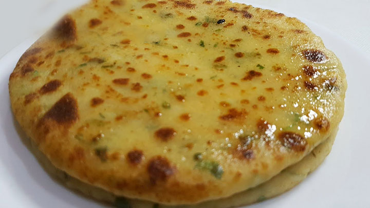 Cheese stuffed paratha