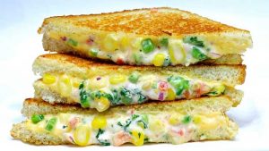 cheese corn sandwich