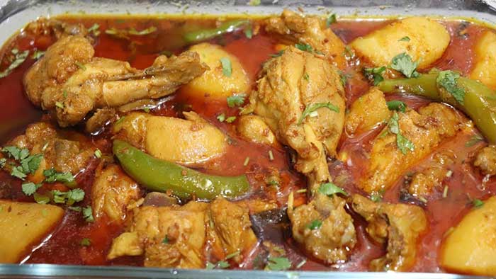 chicken potato curry recipe