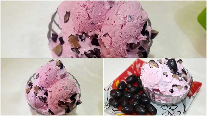 black current ice cream