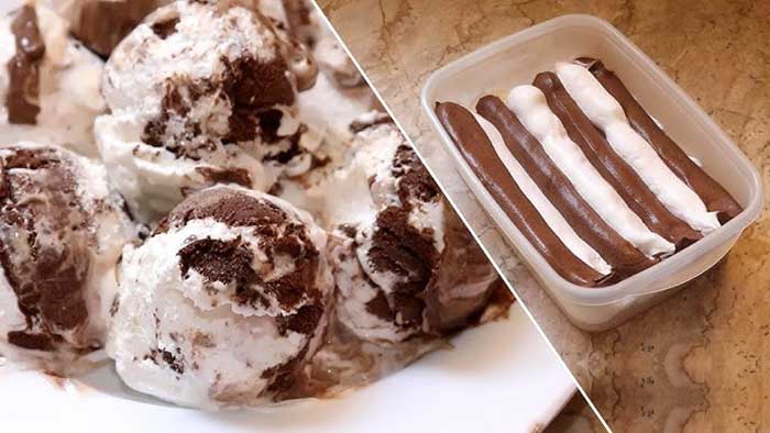 marble ice cream recipe