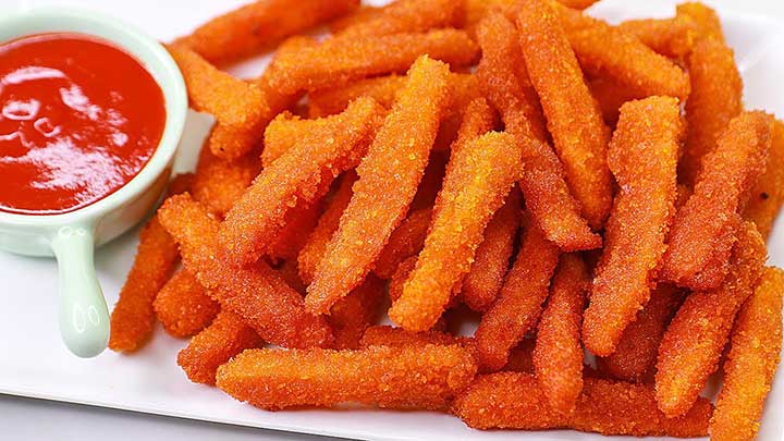 carrot fry snacks