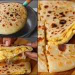cheese egg paratha