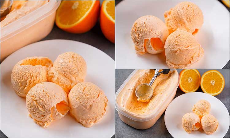 orange icecream